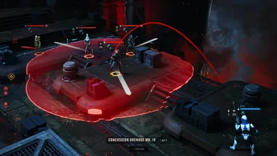 Zero Company operators advancing through a Separatist refinery in STAR WARS Zero Company